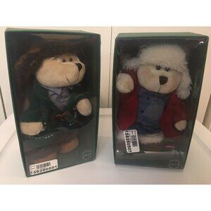 New‎ 2016 Starbucks Limited Edition Christmas  Bearista Teddy Bears Plush 1 set